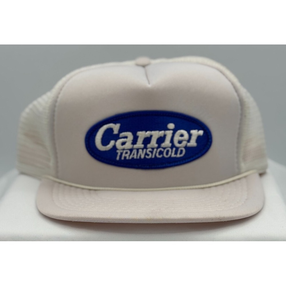 Vintage Carrier Transicold Truckers Cap/Hat - White - Never Worn!